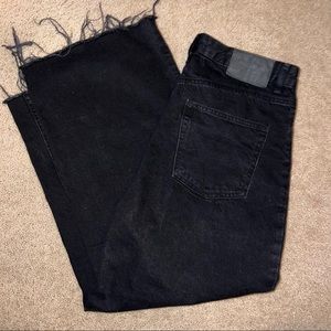 Pull & Bear cropped wide leg jeans.